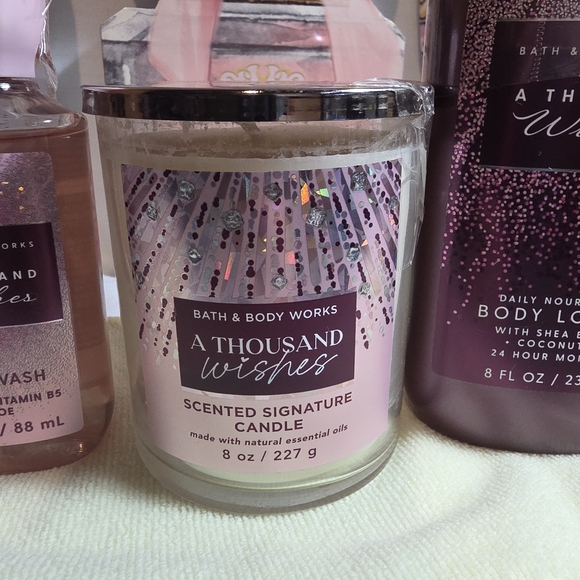 Bath & Body Works A Thousand Wishes Gift Trio Lotion, Candle, Body Wash - Picture 3 of 8